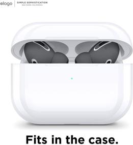 img 3 attached to elago Чехол для наушников AirPods Pro: Усовершенствованные наконечники для Apple AirPods Pro - 6 пар [Зарегистрированный патент в США]