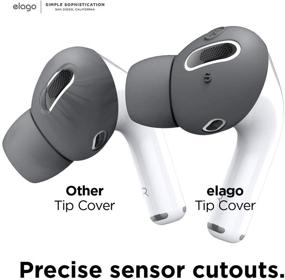 img 1 attached to elago Чехол для наушников AirPods Pro: Усовершенствованные наконечники для Apple AirPods Pro - 6 пар [Зарегистрированный патент в США]