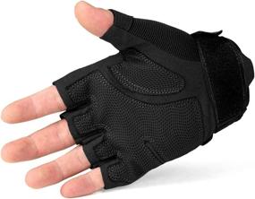 img 3 attached to 🧤 Ultimate Protective Gear: FREE SOLDIER Outdoor Safety Heavy Duty Work Gardening Cycling Gloves
