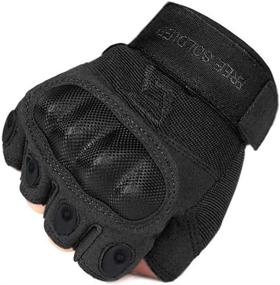 img 2 attached to 🧤 Ultimate Protective Gear: FREE SOLDIER Outdoor Safety Heavy Duty Work Gardening Cycling Gloves