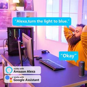 img 2 attached to 🔌 Sxlofty Smart WiFi App Control LED Strip Lights - 32.8ft: Compatible with Alexa and Google Assistant