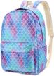 mermaid rainbow backpack bookbag backpacks logo