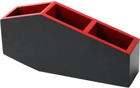 img 3 attached to Gute Coffin XL Makeup Brush Holder Extra Large Coffin Shelf - Organizing Gothic Accessories for Home, Bedroom, Bathroom - Halloween Spooky Décor!