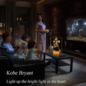 img 2 attached to 🏀 HYODREAM Kobe Bryant Night Light Basketball Gift: Unique LED Decor Lamp for adults and kids, perfect as a Birthday or Holiday present