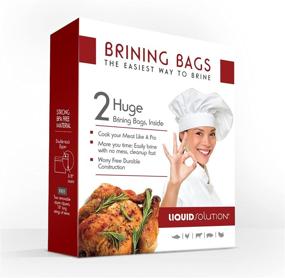 img 4 attached to 🦃 Enhanced Turkey Brining Bags - BPA-Free - Enhanced Durability - Reinforced Seams - Convenient Gusseted Bottom - Double Track Zippers - Extra Large Size - Set of 2, 21.5 x 25.5 in Each