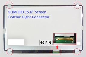 img 1 attached to 🖥️ Замена глянцевого экрана LG LP156WHB(TL)(C1) ноутбука с LED-подсветкой и высоким разрешением - Отправка в тот же день, расширенная гарантия на 2 года