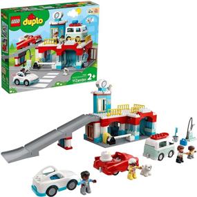 img 4 attached to 🏢 2021 LEGO DUPLO Parking Garage and Car Wash: Kids’ Building Toy with Car Wash, Gas Station, and Car Park – 112 Pieces