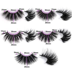 img 2 attached to 👁️ Enhance Your Look with 25mm Faux Mink False Eyelashes - Long, Dramatic & Synthetic! Choose from 10 Styles and Get 30 Pairs