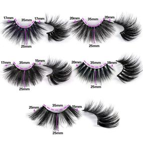 img 1 attached to 👁️ Enhance Your Look with 25mm Faux Mink False Eyelashes - Long, Dramatic & Synthetic! Choose from 10 Styles and Get 30 Pairs