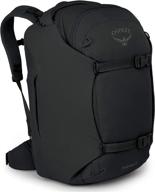 🎒 black osprey porter travel backpack логотип