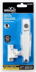 img 1 attached to 🔒 Wright Products VK333X3WH: Secure Your Door with White Keyed Tie-Down Push Button Handle