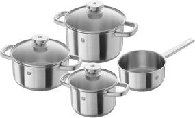 img 4 attached to HENCKELS Joy 4 Piece Cookware Silver