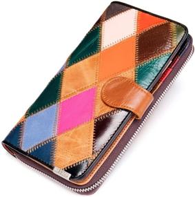 img 4 attached to Elegant Blocking Wallets Capacity Multicolor