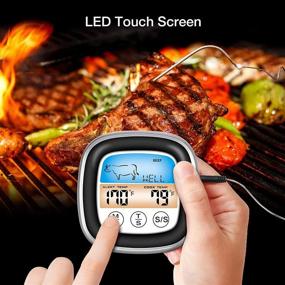 img 1 attached to Intelligent Timeable Digital Thermometer Grilling