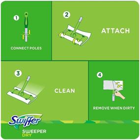 img 2 attached to 🧹 Swiffer Sweeper Dry Sweeping Cloths Refills, Unscented - 32 ct.: The Perfect Cleaning Solution