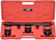 🔧 enhanced inner tie rod removal tool kit with dual tie rod tool & 3 adapters logo