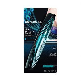 img 2 attached to 🦚 COVERGIRL Peacock Flare Waterproof Mascara, Extreme Black, 0.3 oz (packaging may vary) - Enhance Your Lashes with Long-Lasting Definition