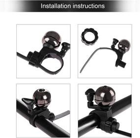 img 2 attached to ZZF-LYA Bike Bells: Premium Aluminum Alloy Bicycle Horn Ring Bell with Loud, Crisp Sound for Any Bike