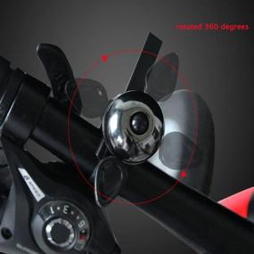 img 3 attached to ZZF-LYA Bike Bells: Premium Aluminum Alloy Bicycle Horn Ring Bell with Loud, Crisp Sound for Any Bike