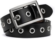 👗 women's leather waist belt with buckle - stylish accessory for girls logo