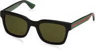 gucci fashion sunglasses black green: a stylish blend of elegance and sophistication logo