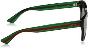 img 2 attached to Gucci Fashion Sunglasses Black Green: A Stylish Blend of Elegance and Sophistication