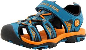img 4 attached to PPXID Summer Breathable Sandals Toddler Boys' Shoes in Sandals
