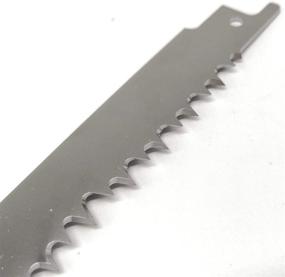 img 2 attached to 🔪 5-Pack Stainless Steel Reciprocating Saw Blades by ZUZZEE - Ideal for Frozen Meat, Bone, and Food Cutting - Big Teeth Sawsall Saw Blades, Perfect for Beef, Turkey, and Wood Pruning