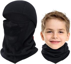 img 4 attached to Waterproof Youth Girls' Breathable Balaclava - Essential Accessory