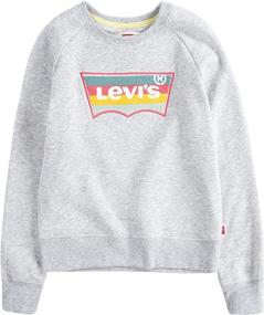 img 1 attached to Толстовка Levis Girls с круглым вырезом в полоску