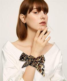 img 1 attached to GERINLY Leopard Hairband Stylish Accessory Women's Accessories for Scarves & Wraps