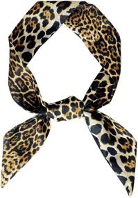 img 4 attached to GERINLY Leopard Hairband Stylish Accessory Women's Accessories for Scarves & Wraps