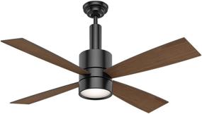 img 3 attached to 💨 Casablanca Bullet Indoor Ceiling Fan: Powerful Air Circulation with LED Light and Convenient Wall Control