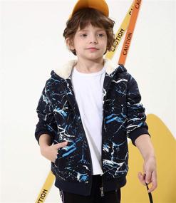 img 3 attached to 🧥 Sherpa Fleece Jacket Spring Sweatshirt for Boys' Fashion Hoodies & Sweatshirts