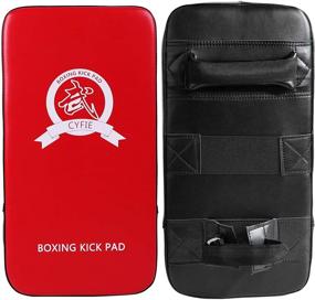 img 3 attached to Cyfie Boxing Kick Pads: Target Kick Pad for MMA, Martial Arts, and Kickboxing Training - Hand Pads, Thai Pads, Karate Kick Pads - Perfect for Men and Women at the Gym!