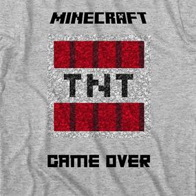 img 1 attached to 🎮 Top Minecraft Boys Video Game T Shirt for Boys' Clothing