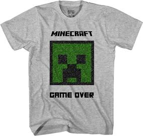 img 4 attached to 🎮 Top Minecraft Boys Video Game T Shirt for Boys' Clothing