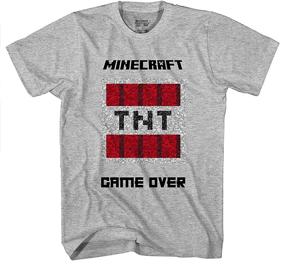 img 2 attached to 🎮 Top Minecraft Boys Video Game T Shirt for Boys' Clothing