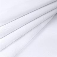 🧵 pllieay классическая резервная ткань aida: 14 count большой размер белая ткань для крестиков (59 x 39 дюймов) логотип