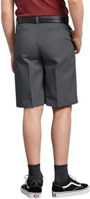 img 2 attached to 🩳 Dickies Flexwaist Front Short in Silver - Boys' Shorts for Better SEO.