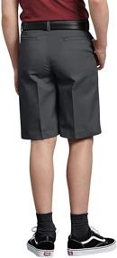 img 1 attached to 🩳 Dickies Flexwaist Front Short in Silver - Boys' Shorts for Better SEO.