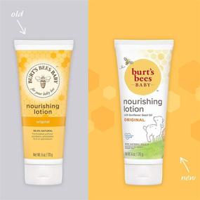 img 3 attached to 👶 Burt's Bees Baby Nourishing Lotion: Original Scent, 6 Ounce Tube - Skin Care for Babies