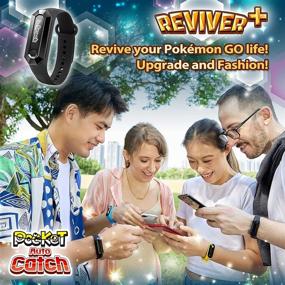 img 3 attached to 📱 Brook Pocket Auto Catch Reviver Plus+ Enhanced Evolution Auto Spin Catching Pokemon Collecting Items Wristband Bracelet Accessory with Disconnection Reminder and Battery Capacity Display