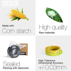 img 1 attached to Premium Marble PLA Filament for 3D Printing by Vulkankraft