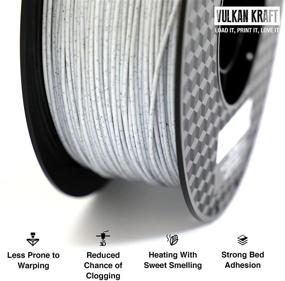 img 2 attached to Premium Marble PLA Filament for 3D Printing by Vulkankraft