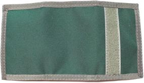 img 1 attached to 💼 Green Nylon Trifold Wallet for Men - Men's Wallets, Card Cases & Money Organizers