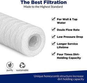 img 1 attached to 🔄 Enhanced Performance and Compatibility: Membrane Solutions Universal Replacement Cartridge