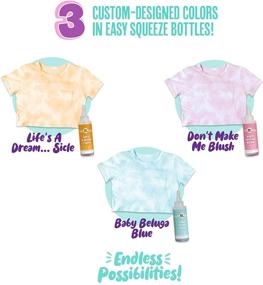 img 2 attached to 🎨 Pastel Tie Dye Kit - 3 Pack Scrunchies (Easy-Squeeze Bottles) with Blank Bandana, Dye Guide, and Rubber Bands for Endless DIY Fashion Possibilities