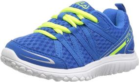 img 4 attached to Fila FLYVER Теневой Какаду Детские кроссовки для спорта.