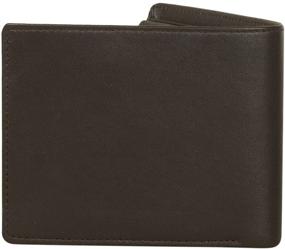 img 1 attached to Sakkas Authentic Leather Bi Fold Pockets Men's Accessories